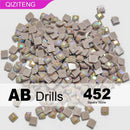New Arrivals Single Color AB Square Diamond Beads for DIY Diamond Paintings  Resin AB Drills 2.5mm AB Drills 1000/2000Pcs