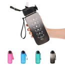 Bounce Farbverlauf Wasserbecher Student Mode Wasserflasche 700ML Einfache Fitness Outdoor Sport Trinkflasche mit Strohhalm