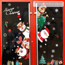 Christmas Window Stickers Merry Christmas Decorations For Home 2024 Christmas Wall Sticker Kids Wall Decals Happy New Year 2025