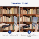 The Ledger | 2D Bluetooth Barcode Scanner with Back-Clip Design