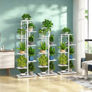 Pflanzenständer Ständer für Blumen Eisen 6/7/8 Ebenen Pflanzenregal Pflanzenorganizer Aufbewahrung Pflanzenhalter Display-Ständer Gartendekoration