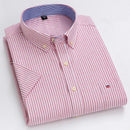 The Oxford Line | 100% Cotton Short-Sleeve Oxford Shirt