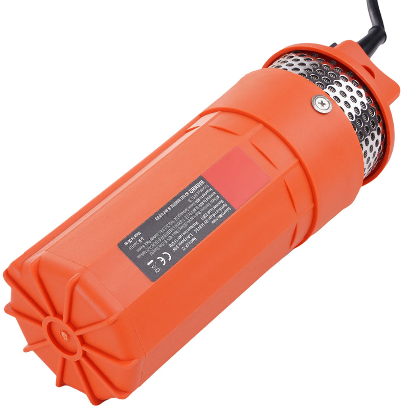 SucceBuy Solar Water Pump 1.6/3.2 GPM 12V-14.8V / 9.25 GPM 24V-42V / 8.4 GPM 48V-82V Submersible Deep Well Pump Irrigation Use