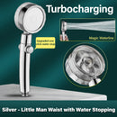 1PC Turbo-Duschkopf Handbrause Hochdruck-Duschkopf Verbesserte Wasserdichtigkeit und Anti-Tropf-Haushaltsduschkopf
