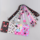 Minnie Mouse Keychain Lanyard for Keys ID Badge Holder Credit Card Neck Strap Keychain Lariat Phone Strap Jewelry YQ1027