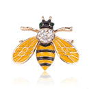 2022 Exquisite Cute Little Bee Ladybug Rhinestone Brooch Charm Ladies Trend Brooch Pin Party Clothing Accessories