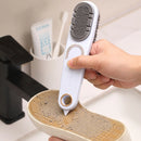Multi-functional Long Handle Stain Removal Cleaning Brush For Shoes Double-Sided Home Cleaner Shoe Care Shoes Stain Dust Brushes
