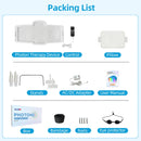 ZJZK Facials Tools Infrared Lights Therapy Lamp 7 Colors 990 Beads Best for Whitening Anti Wrinkle Blemish Removal Anti-acne