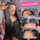 The Veil | 13x6 HD Lace Front Wig, Pre-Plucked Bone Straight
