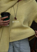 Hirsionsan 2025 New Soft Loose V Or O Neck Knitted Sweaters Women Winter Solid Female Pullovers Warm Basic Knitwear Jumper