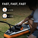 AIRBANK PUFFER Pro 20PSI Rechargeable Air SUP Pump for Inflatable Tent SUP PVC Boat Kayak Accessories for Surfing Kite Mattress