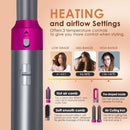 Hair Dryer 5 in 1 Multifunctional Electric Comb Negative Ion StraightComb Curling Iron Detachable Bruening Brush Hair Dryer