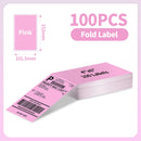 100 pcs Phomemo A6 Size Shipping Labels 100x150mm Thermal Label Stickers Roll for PM-241BT/D520/246S Waybill Printer Labeler