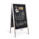 A Board Chalkboard Magnetic Chalkboard Easel Double Sided Wooden Sign Board