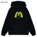 Vintage Pullover Men's Hoodies Funny Graphic Hip Hop Graphic Goth Hooded Sweatshirt Fashion Oversized Women Clothing Y2k Tops BF