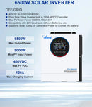 Helios Vector Pro | Pure Sine Wave Hybrid Solar Inverter (3.6KW–6.5KW MPPT)