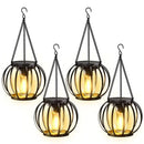 The Halo Lantern | Set of 4 Waterproof Solar Hanging Lanterns
