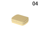 Metal Mini Hinged Iron Box Rectangular Empty Tin Storage Box Jewelry Pill Candy Cases Container Cosmetic Organizer Home Supplies