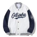 Y2K Harajuku New Fashion Letters Flocking Embroidered Baseball Uniform Men High Street Retro Hiphop Popular Casual Jacket Couple