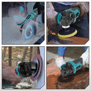 YOFIDRA M14 125mm Brushless Angle Grinder 2000W Cordless Grinding Machine Cutting Home DIY Power Tool For Makita 18V Battery Pin