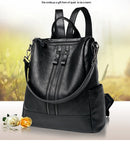 Backpack 2025 Autumn and Winter New Korean Style Trendy Casual Fashion Soft Leather Bag Multifunctional New Women's Bag