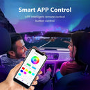 Universelles Auto-Ambient-Licht-Kit mit drahtloser APP-Steuerung, 256 RGB-Traumfarben und 55 voreingestellten Modi, LED-Neon-Fußraumbeleuchtung Zubehör