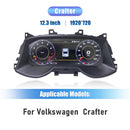Wowuseful Digitales Armaturenbrett Cluster für VW T6.1 Transporter Crafter Skoda Kodiaq Octavia Superb MK3 Paneel Cockpit