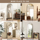 59x16 64x21 71x26 Black Arched Full-Length Mirror Free Standing Full Body Floor Mirror for Home Decor And Styling