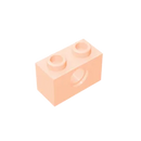 Gobricks 10pcs MOC 3700 Brick 1x2 with Hol Compatible Assembles ParticlesFor Building Blocks Parts DIY Educational Gift Toy 2022