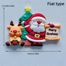 2025 Christmas Cake Decoration Lying Santa Claus Letters Merrychristmas Cake Toppers Christmas Tree Mini Santa Cupcake Toppers