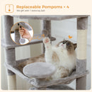The Savannah | Multi-Level Cat Tree Tower with Scratching Posts & Condo