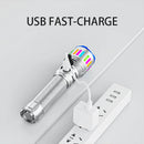 Smiling Shark Rechargable Flashlight, Ultra-Bright LED Flashlights with 800 Lumens SD-5255 for Camping Hiking Outdoor