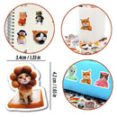 16 Style Funny Dog Cat Animal Meme Waterproof Graffiti Sticker Aesthetic Decorative Luggage Laptop Phone Scrapbook Kids Stickers