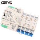 GEYA on-Grid Solar Power Automatic Transfer Switch Din Rail 2P 3P 4P 63A  100A AC220V ATS PV System Power to City Power W2R