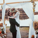 10x10ft Wooden Wedding Arch Backdrop Stand for Party Anniversary Bridal