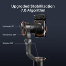 Hohem iSteady XE Kit Smartphone Gimbal 3-Achsen Handheld Stabilisator Handy Selfie Stick Stativ mit magnetischem Fülllicht Videoaufnahme