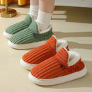 Warm Furry House Slippers Women Men Winter New Fashion Comfort Plush Slippers Home Indoor Outdoor Soft Thick Sole Cotton Shoes