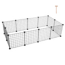 Pet Playpen Small Animal Cage Indoor Portable Metal Wire Yard Fence for Animals Guinea Pigs Rabbits Kennel Crate Fence Tent