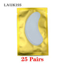 25/50/100Pairs Eye Patches Under Eyelash Pads for Building Hydrogel Paper Patches Pink Lint Free Stickers for False Eyelashes