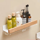 Bathroom Rack Wall-mounted Shower Room Toilet  Nordic style Shelf Cosmetic Storage kitchen Multi-purpose Shelf Solid Wood