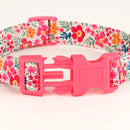 Bowknot Floral Dog Collar Nylon Flower Pet Dogs Collar Padded Puppy Collars Adjustable for Small Medium Large Dogs Pug Chihuahua