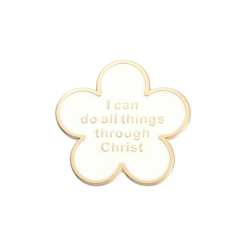 I Love Jesus Enamel Pin Christianity Religion Believers Live Forever Cross Easter Brooch Lapel Clothes Badge Love Faith Jewelry