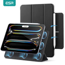 ESR für iPad Pro 13 Hülle für iPad Pro 11 2024 Magnetische Hülle für iPad Air 13 Rebound Smart Dreifach-Ständer Hülle für Air 11 2024