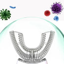 Electric Toothbrush U Shape Sonic Automatic Intelligent Toothbrushes Waterproof Silicone Teeth 360 Degree Cleaning Tooth Brush