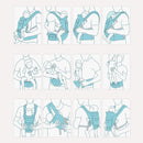 Ergonomic Kangaroo To Carry Baby With Shadow Cloth 3 In 1.0-3 Months, Supports More Than 10 kg