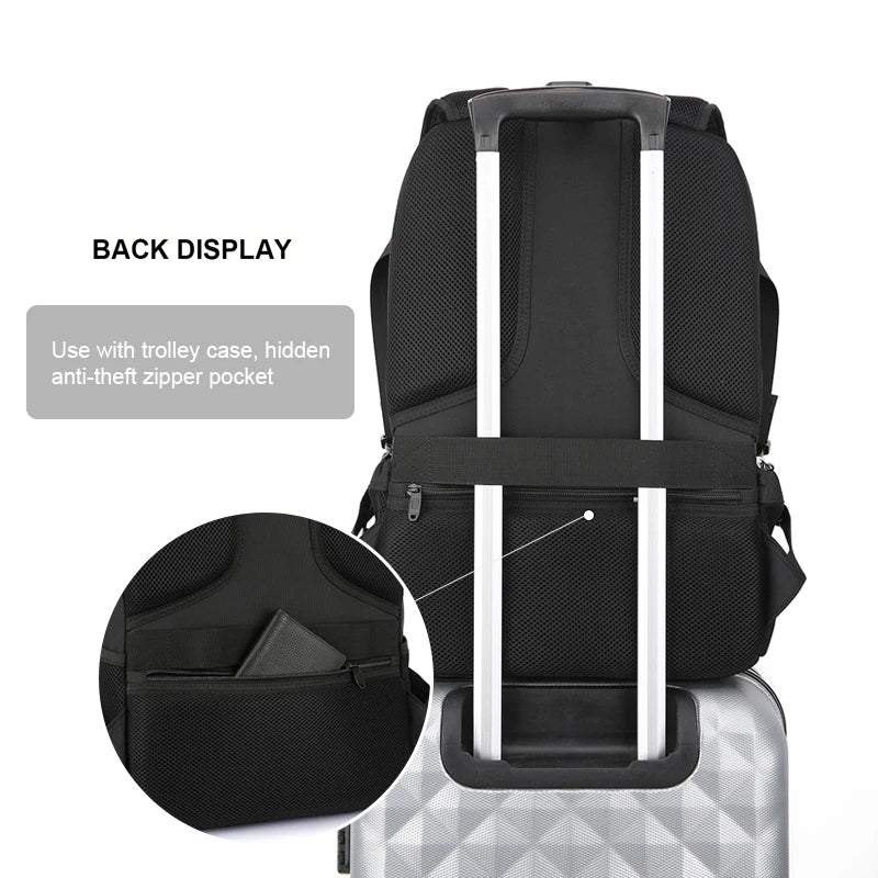 ravel 16 17.3 inch Laptop swiss Backpack USB Charging Anti-Theft Business Luggage Daypack for Men Women College School Bag