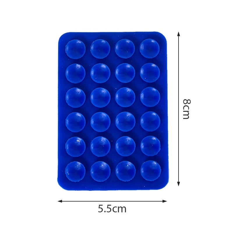 Multifunction Silicone Suction Pad For Mobile Phone Fixture Suction Cup Backed Adhesive Silicone Rubber Sucker Pad For Fixed Pad