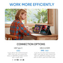 ARZOPA 1080P Tragbarer Monitor 15,6 Zoll Monitore für Laptop MAC Switch Xbox Handy ps4 PC USB C HDMI-Kompatibler Computerbildschirm