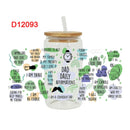 3D UV DTF Transfers Stickers 16oz Cup Wraps Dad Father's Day Printed For DIY Glass Ceramic Metal Leather Etc. D11785