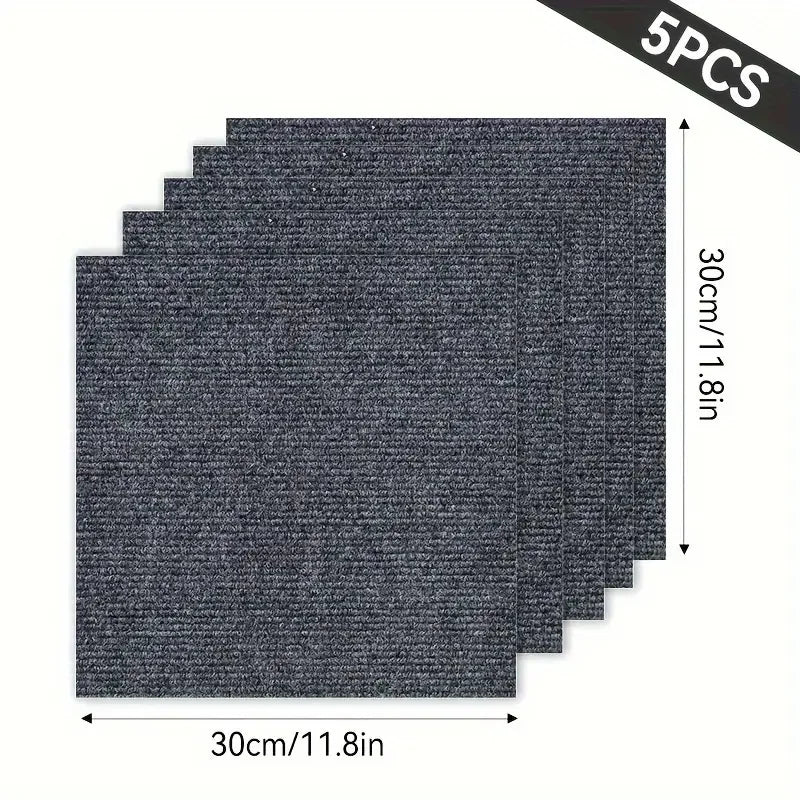 5/10 free cutting DIY PVC self-adhesive carpets, reusable, suitable for home, bathroom, door mat, pet mat, room home decoration